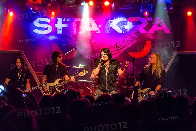 The Swiss hard rock band Shakra live in the Schuur Lucerne