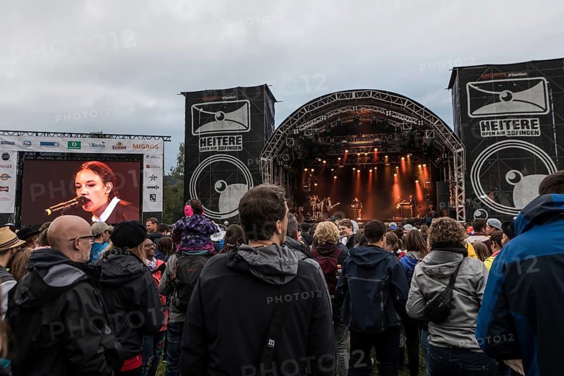 The French pop singer Jain live at the 26th Heitere Open Air in Zofingen