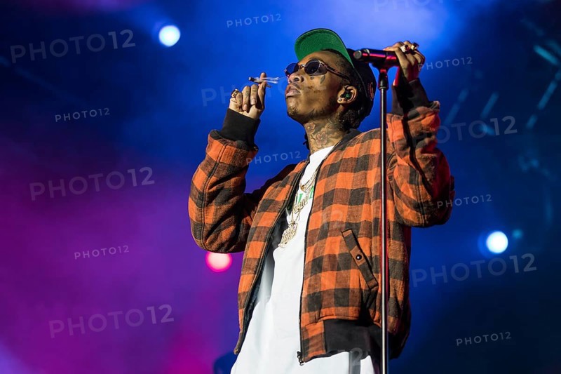 The American rapper Wiz Khalifa live at the 26th Heitere Open Air in Zofingen