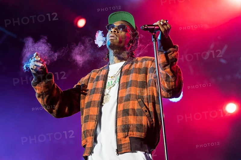 The American rapper Wiz Khalifa live at the 26th Heitere Open Air in Zofingen