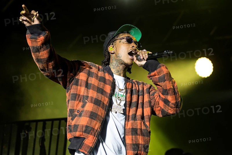 The American rapper Wiz Khalifa live at the 26th Heitere Open Air in Zofingen