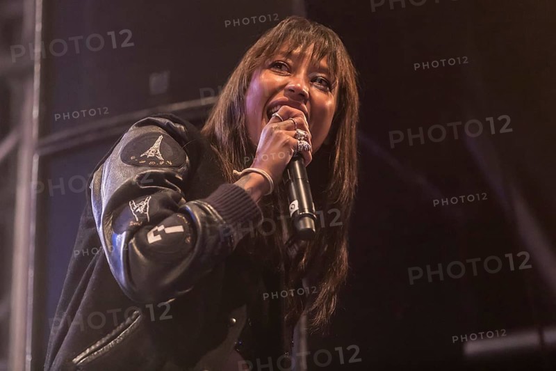 The Swedish electropop duo Icona Pop with singers Aino Jawo and Caroline Hjelt