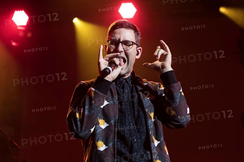 The British singer and songwriter Jamie Lidell live at the 25th Blue Balls Festival in Lucerne