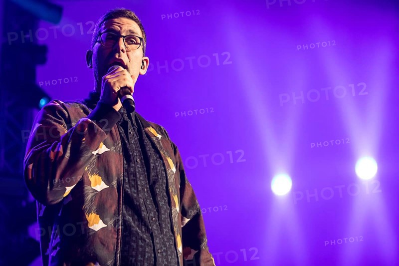 The British singer and songwriter Jamie Lidell live at the 25th Blue Balls Festival in Lucerne