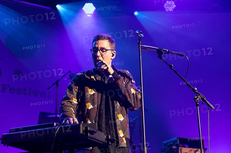 The British singer and songwriter Jamie Lidell live at the 25th Blue Balls Festival in Lucerne