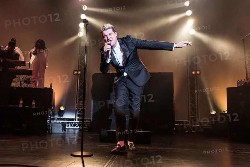 The British soul singer John Newman live at the 25th Blue Balls Festival in Lucerne