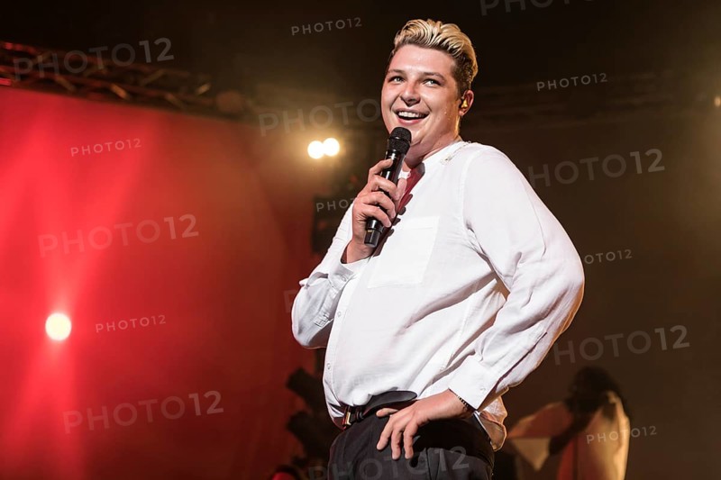 The British soul singer John Newman live at the 25th Blue Balls Festival in Lucerne