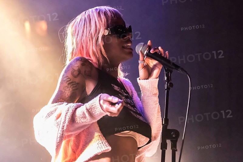 US-American rapper Shayna McHayle alias Junglepussy live at Club Sudpol
