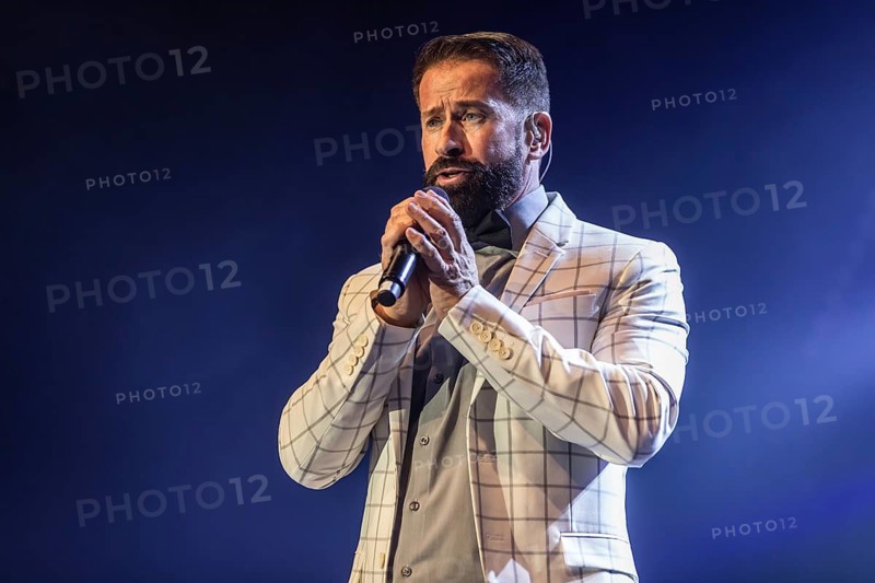 The Swiss pop singer and presenter Leonard live at the Schlager Nacht in Lucerne