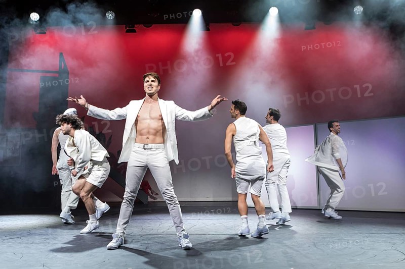 A dance scene at Musical 95 - Ninety-Five live at Le Theatre im Gersag