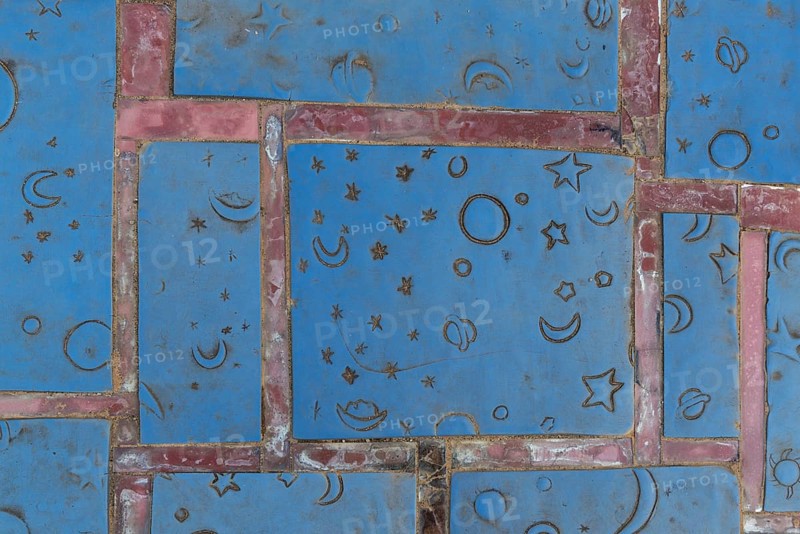 Floor tiles with stars