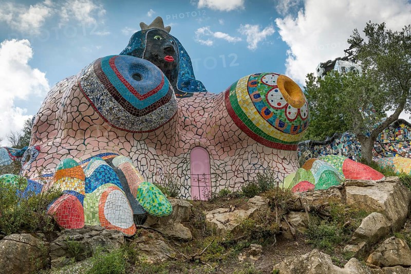 Colorful sculpture