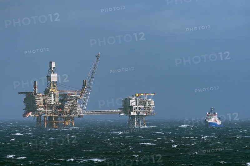 Supply vessel to the rig Britannia