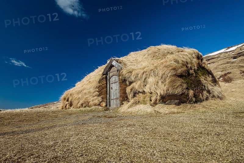 Replica of Viking longhouse