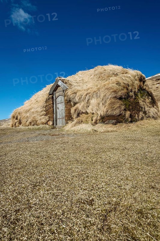 Replica of Viking longhouse