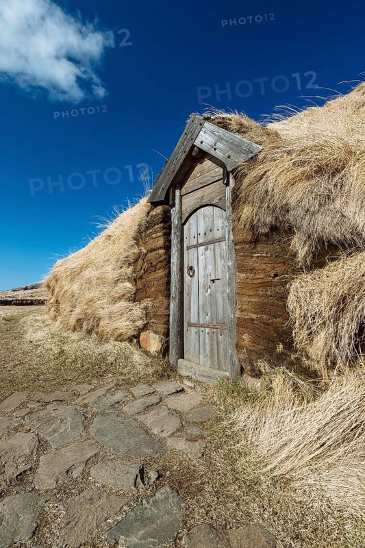 Replica of Viking longhouse