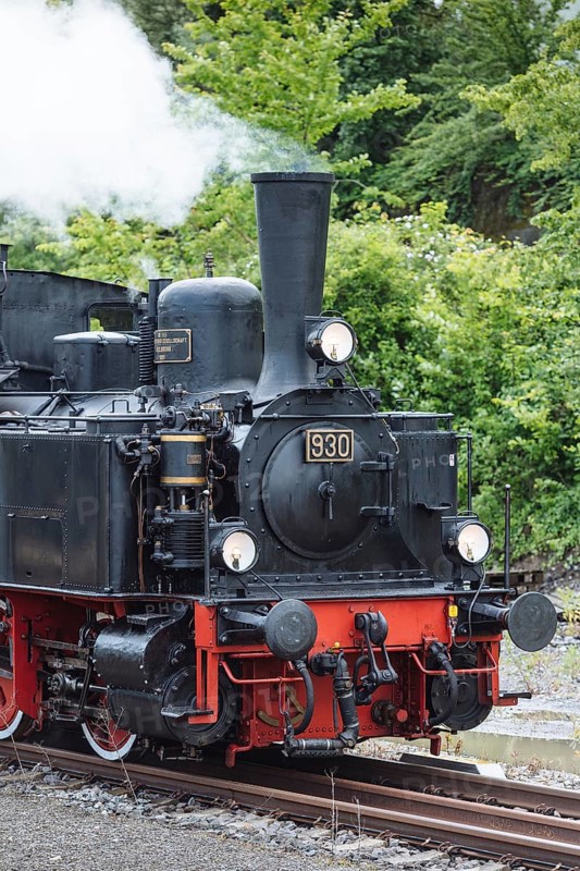 Historic steam engine Feuriger Elias