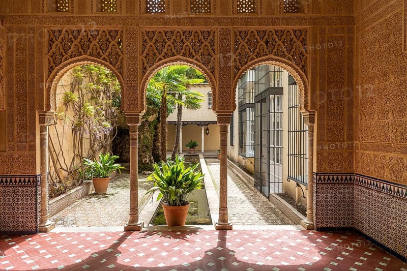 Moorish-style passage