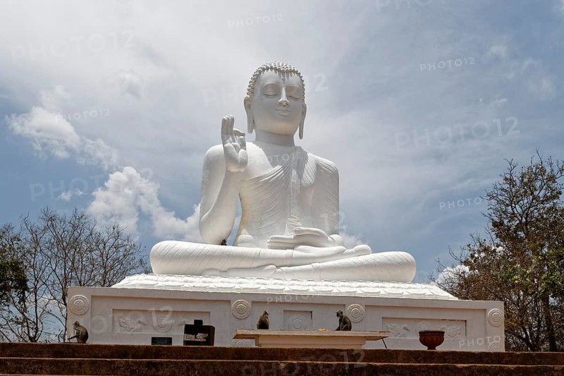 White Buddha Statue
