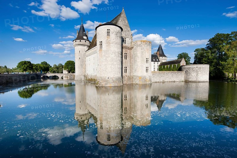 Moated castle