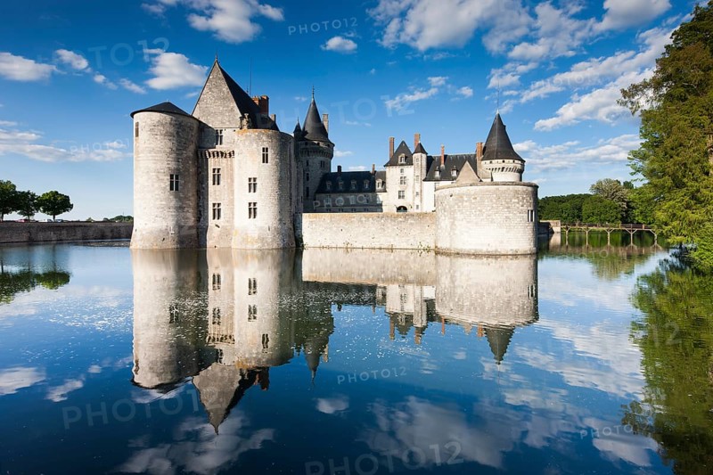 Moated castle