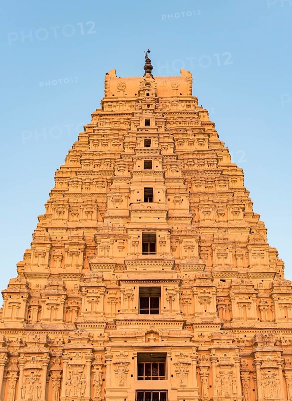 Close-up of Virupaksha Temple