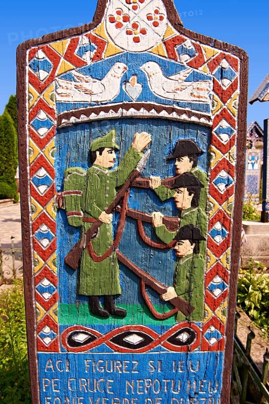 Tombstone of a soldier