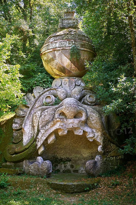 Statue of the head of Proteus
