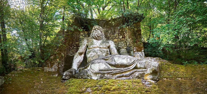 Neptune sculpture