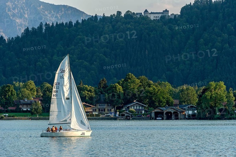 Sailboat on Tegernsee