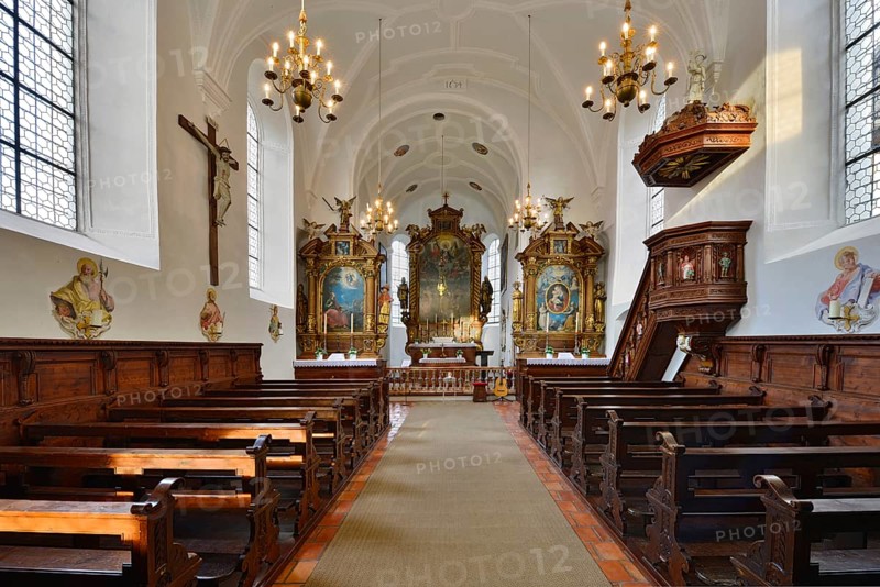 Interior of the castle church