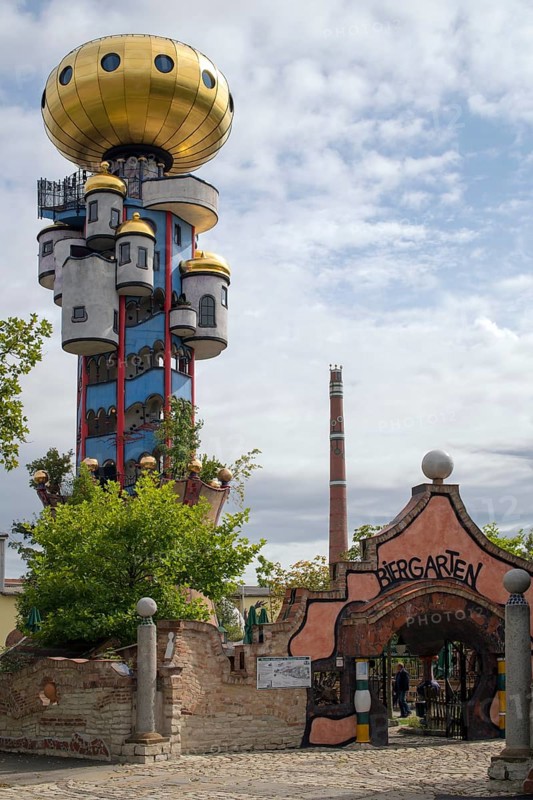 Kuchlbauer Tower at the beer garden