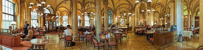 Traditional coffee house