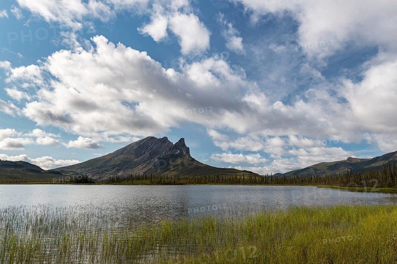 Mount Sukakpak and tundral landscape
