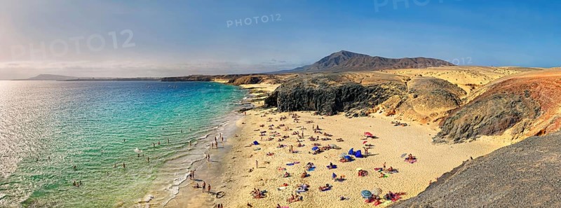 Sandy beach with turquoise water