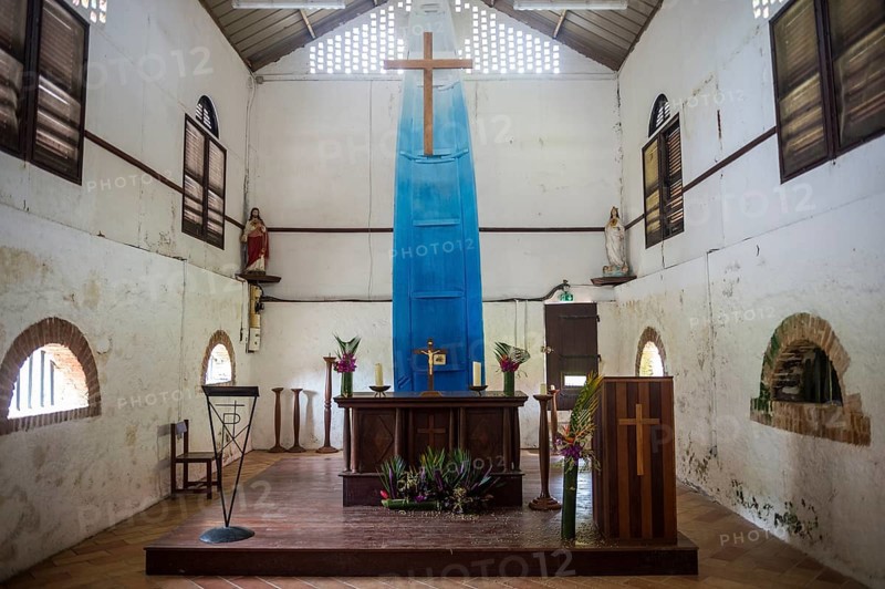 Church in the former prison colony Saint-Jean-du-Maroni