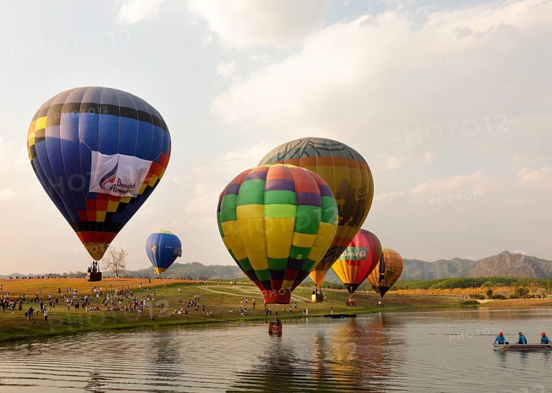 Balloon festival in Singha Park