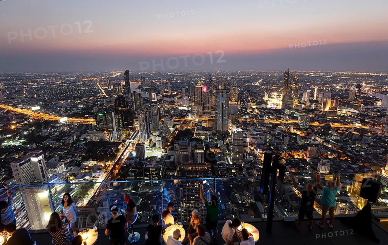 City panorama from the skybar