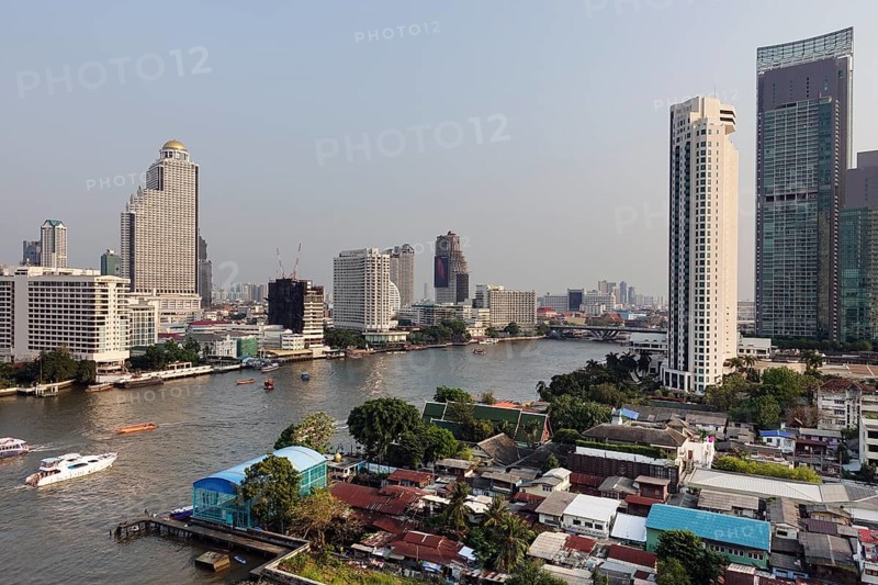 City view of Icon Siam on Lebua State Tower at Mae Nam Chao Phraya