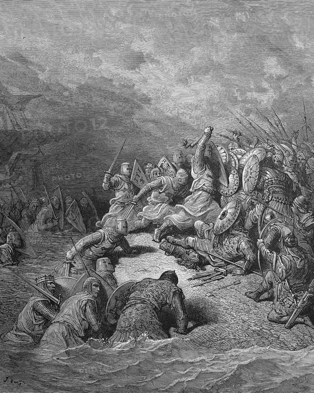 Richard I. from England frees joppa