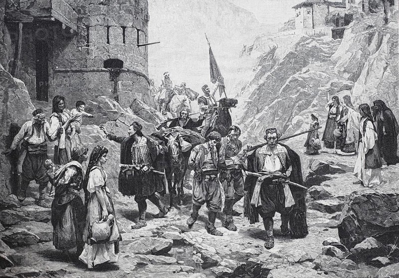 Soldiers come home from a patrol or raid