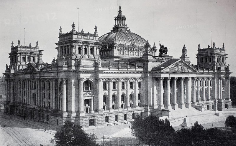 German Reichstag building at Berlin