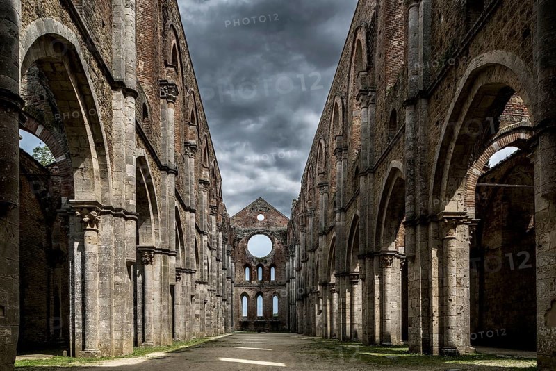 Ruins of the former Cistercian Abbey of San Galgano