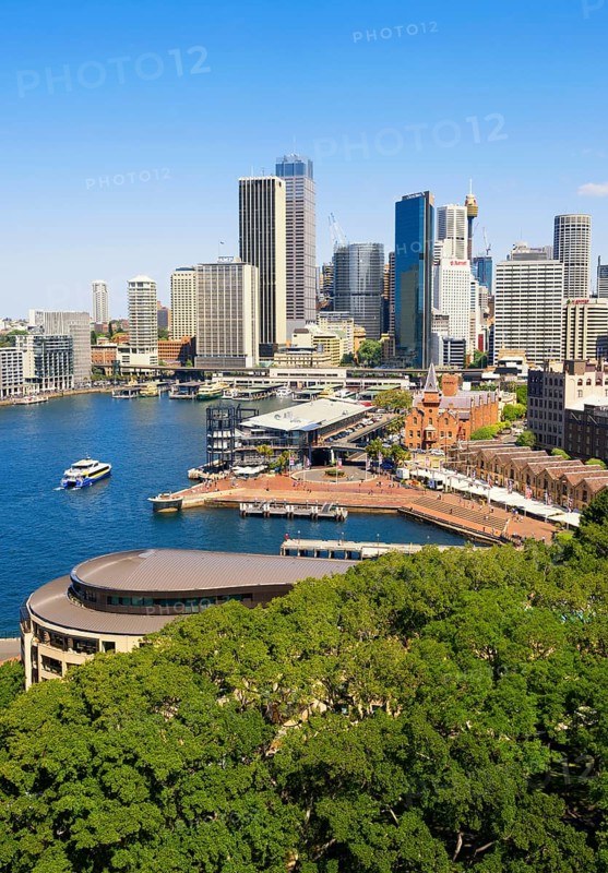 View of Circular Quay and The Rocks