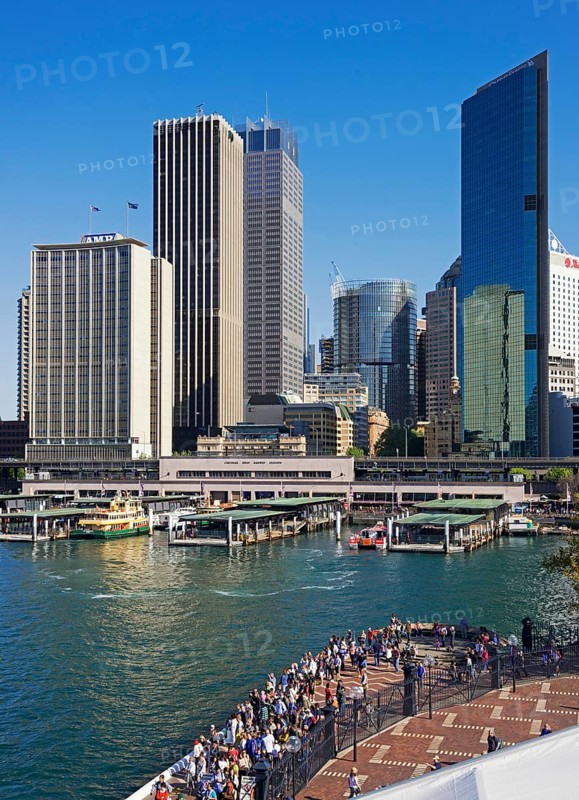 View of Circular Quay and Financial District