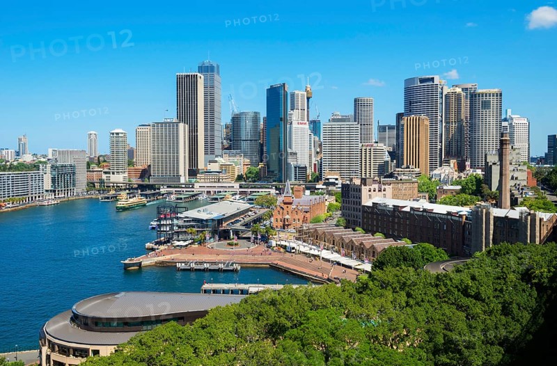 View of Circular Quay and The Rocks