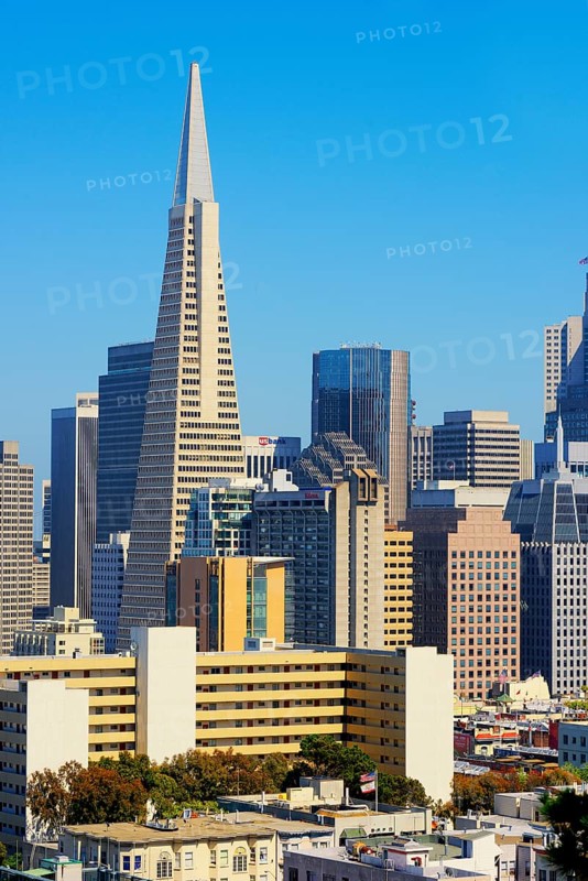 City centre and Transamerica Pyramid