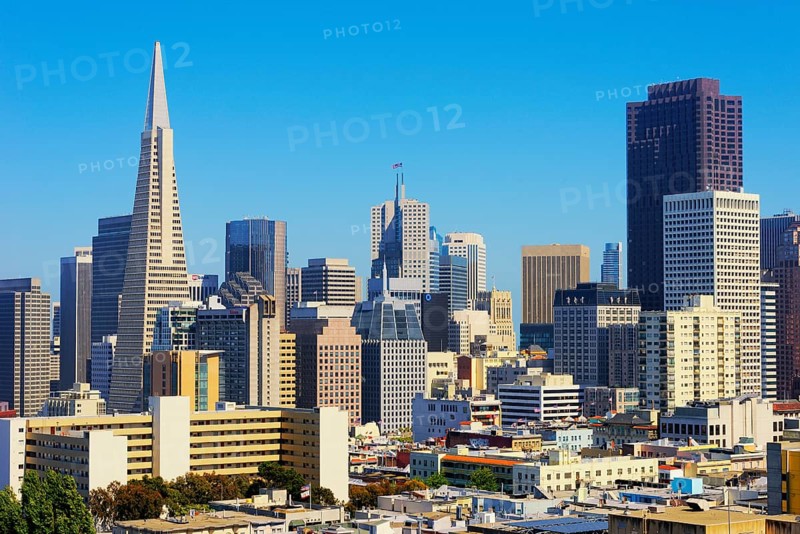 City centre and Transamerica Pyramid