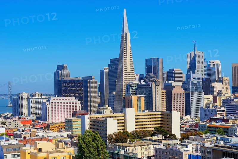City centre and Transamerica Pyramid