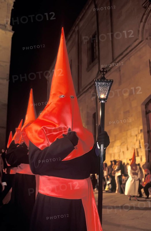 Penitents on Holy Week procession